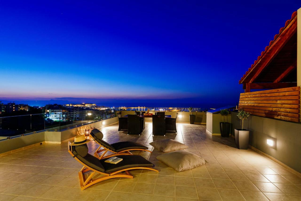 Stelios Penthouse Apartment Rethymnon Exterior foto