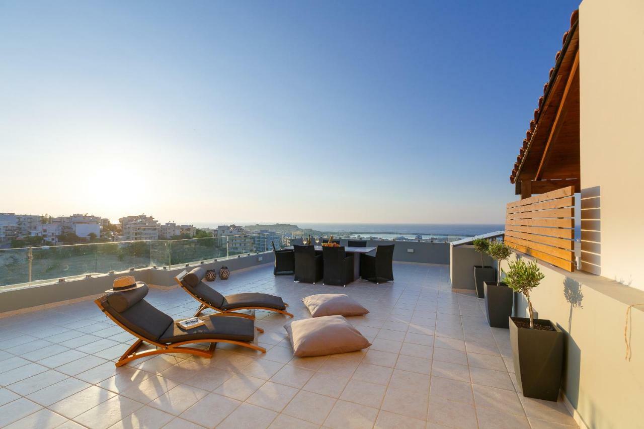 Stelios Penthouse Apartment Rethymnon Exterior foto