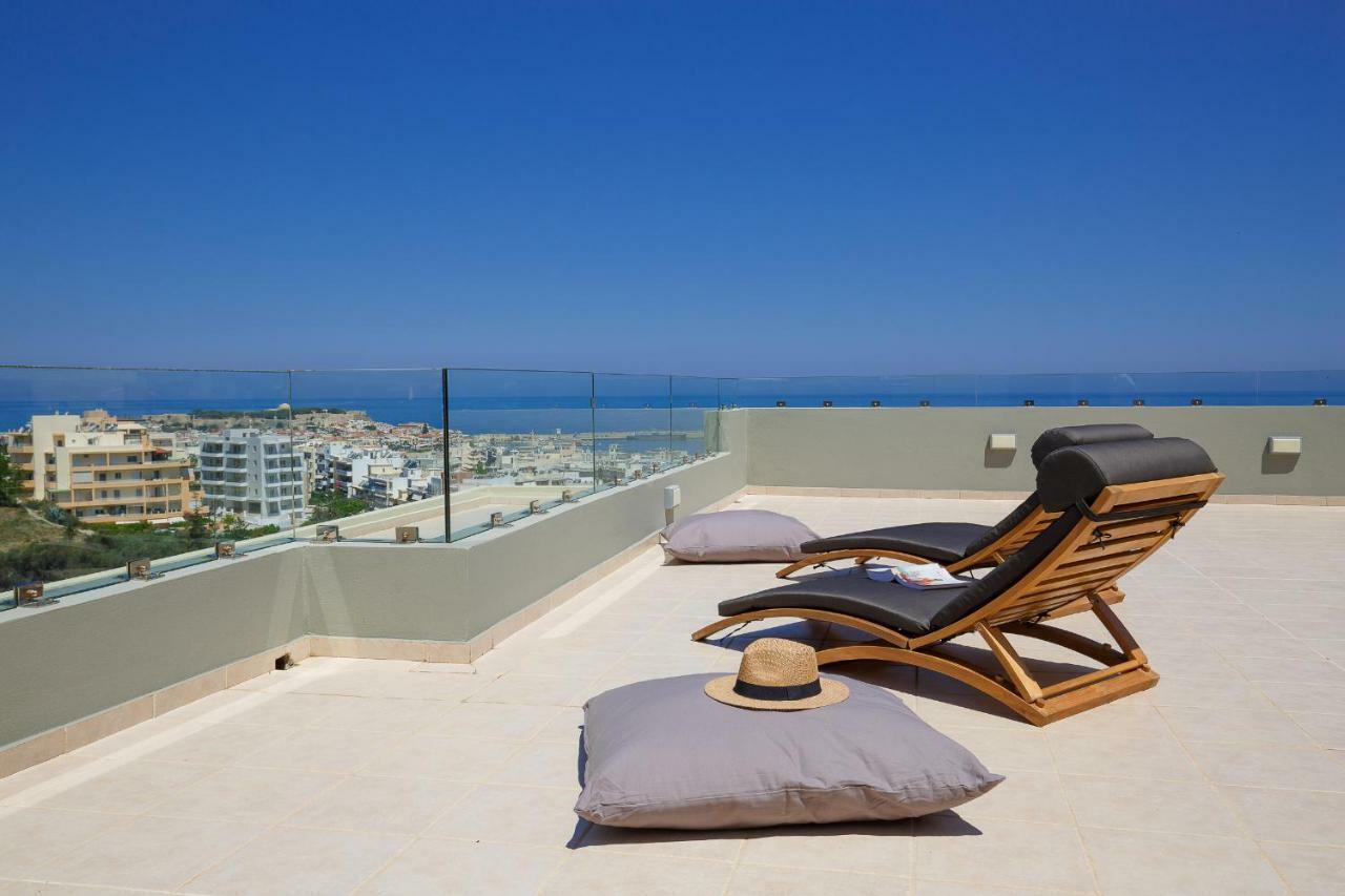 Stelios Penthouse Apartment Rethymnon Exterior foto