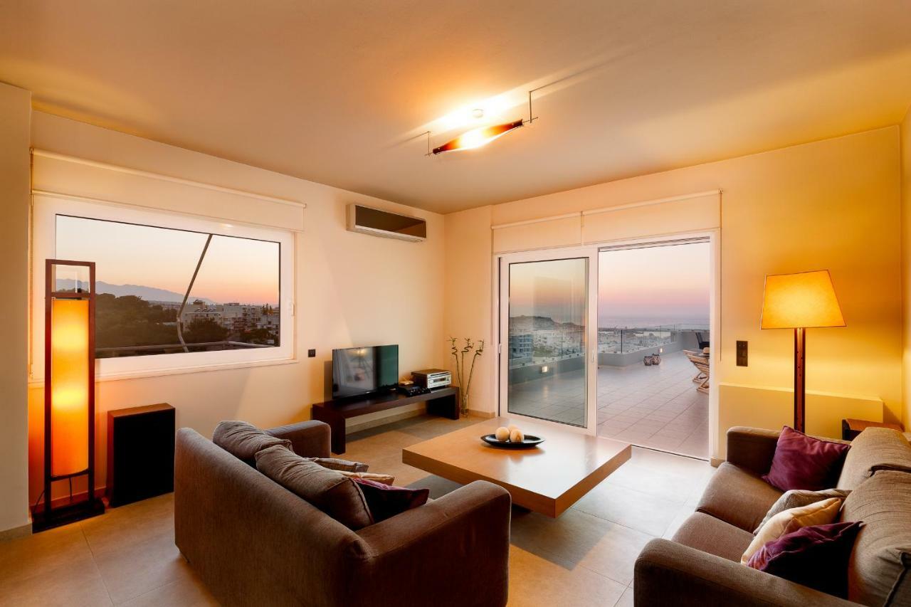 Stelios Penthouse Apartment Rethymnon Exterior foto