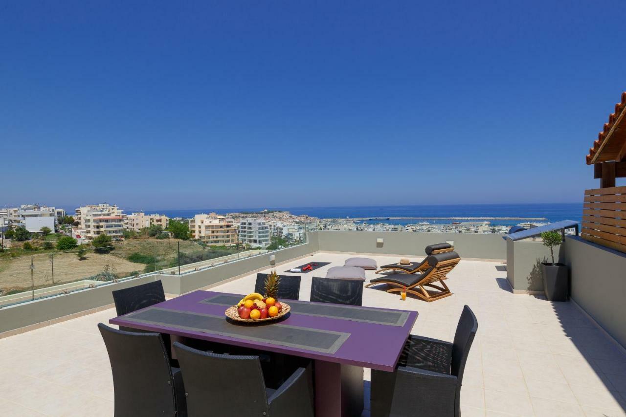Stelios Penthouse Apartment Rethymnon Exterior foto